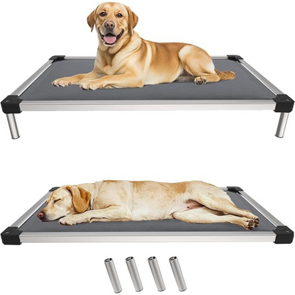 TitanNest Padded Chew-Proof Elevated Dog Bed for Your Chewer WM