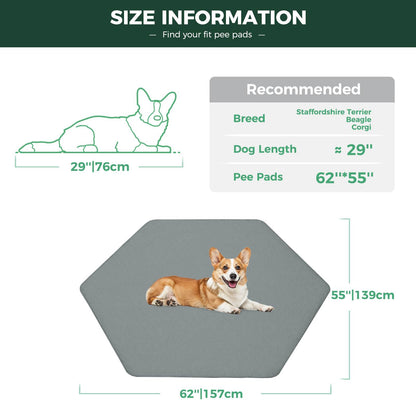 FXW Grey Washable Pee Pads