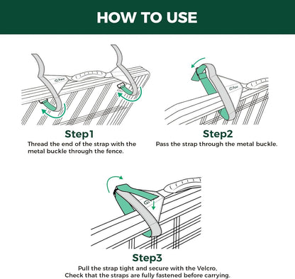 Easy-Carry Straps for Carrying Your Dog Playpen FXW