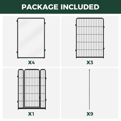 FXW Acrylic & Wire Mesh Indoor Dog Playpen