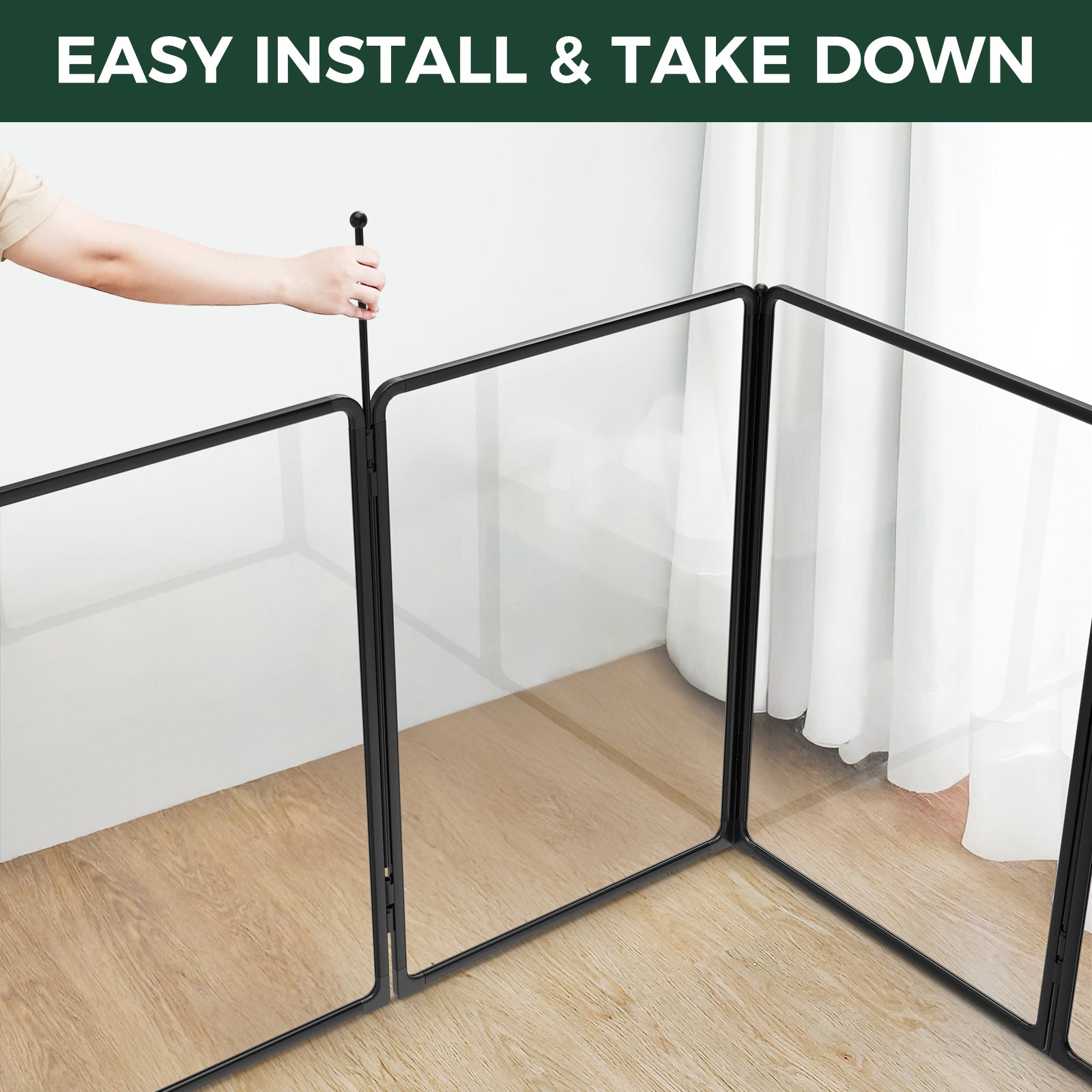 FXW AuraSpace Pro Acrylic Indoor Dog Playpen