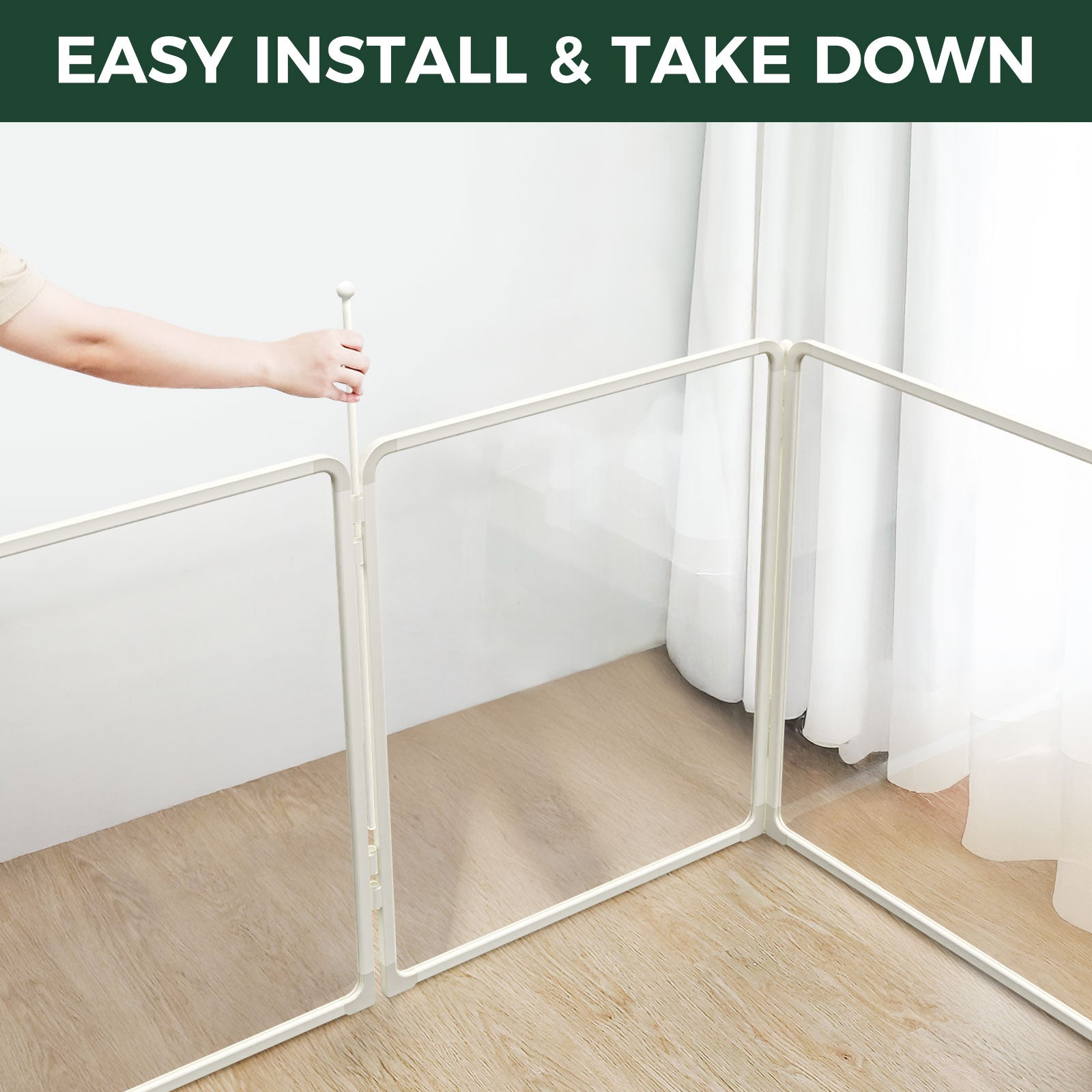 FXW AuraSpace Pro Acrylic Indoor Dog Playpen