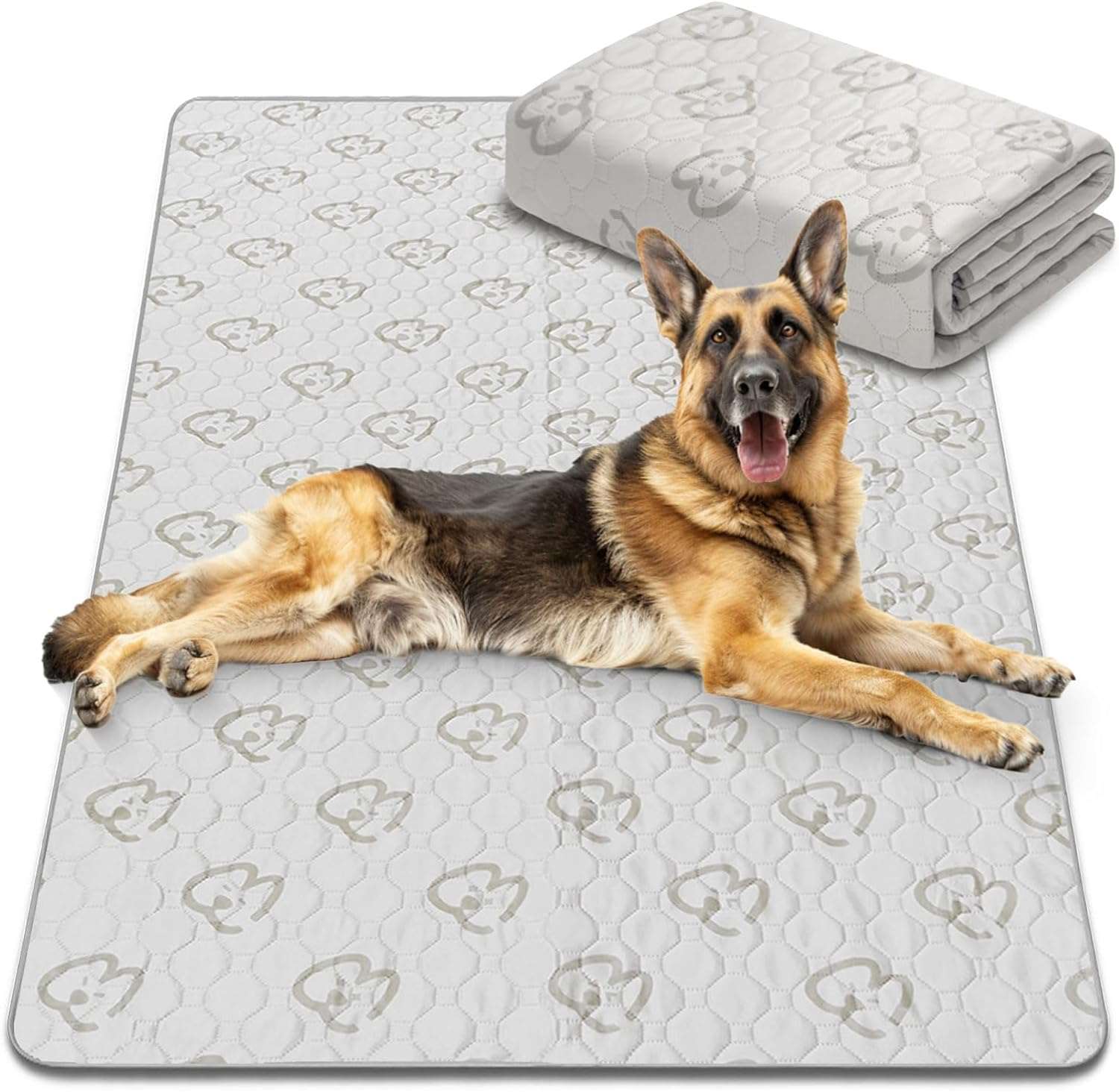 Washable Pee Pads for Housebreaking Your Dog 70'' x 30'' Rectangle Khaki FXW