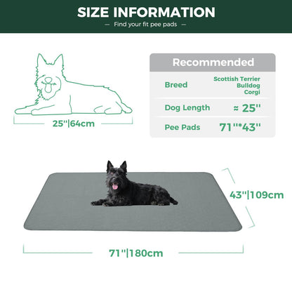 FXW Grey Washable Pee Pads