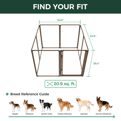 FXW AuraSpace Pro Acrylic Indoor Dog Playpen
