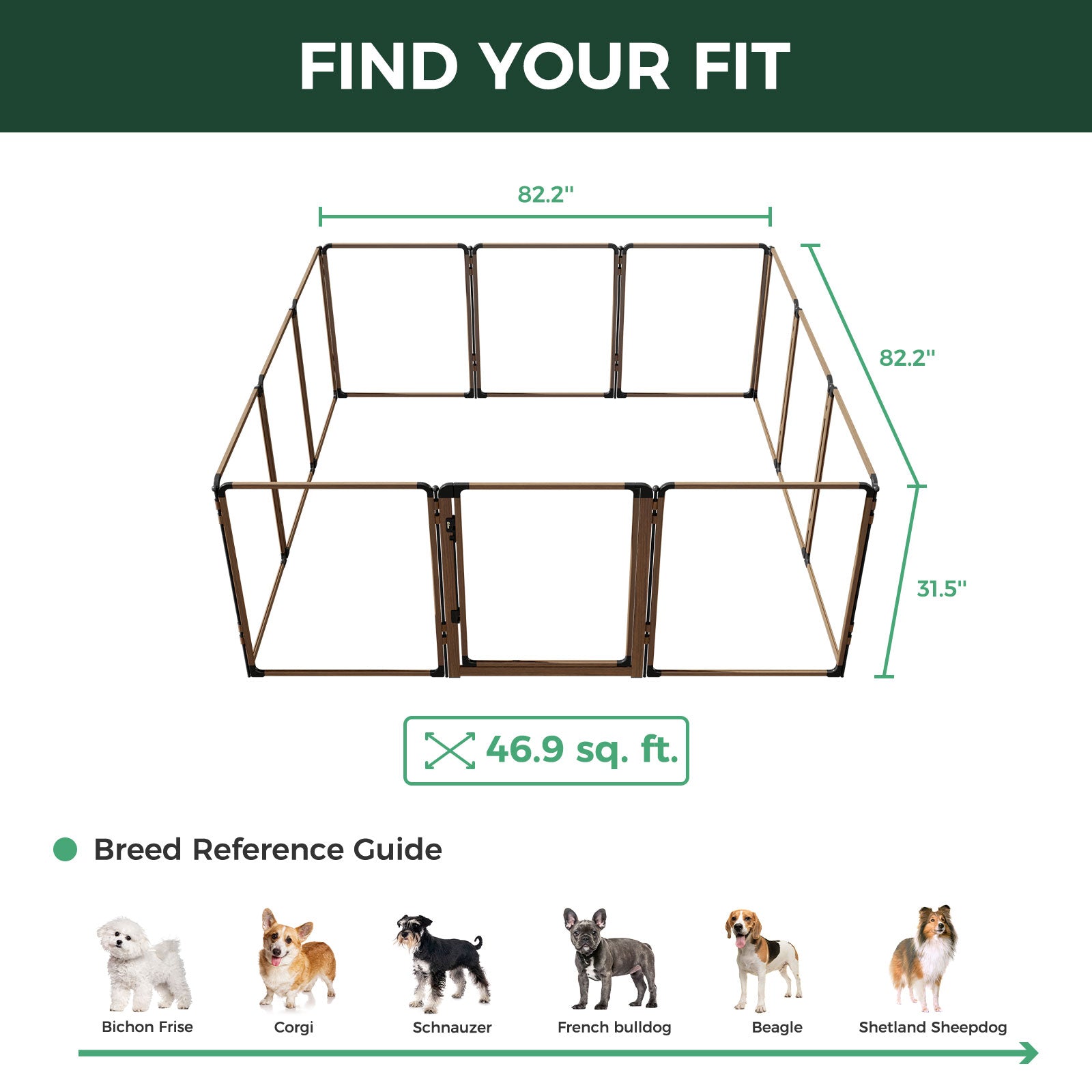 FXW AuraSpace Pro Acrylic Indoor Dog Playpen