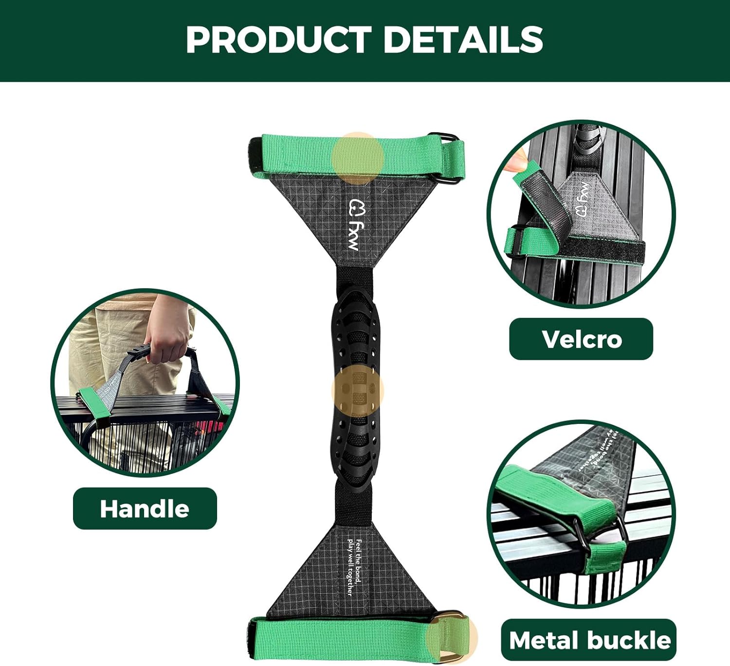 Easy-Carry Straps for Carrying Your Dog Playpen FXW