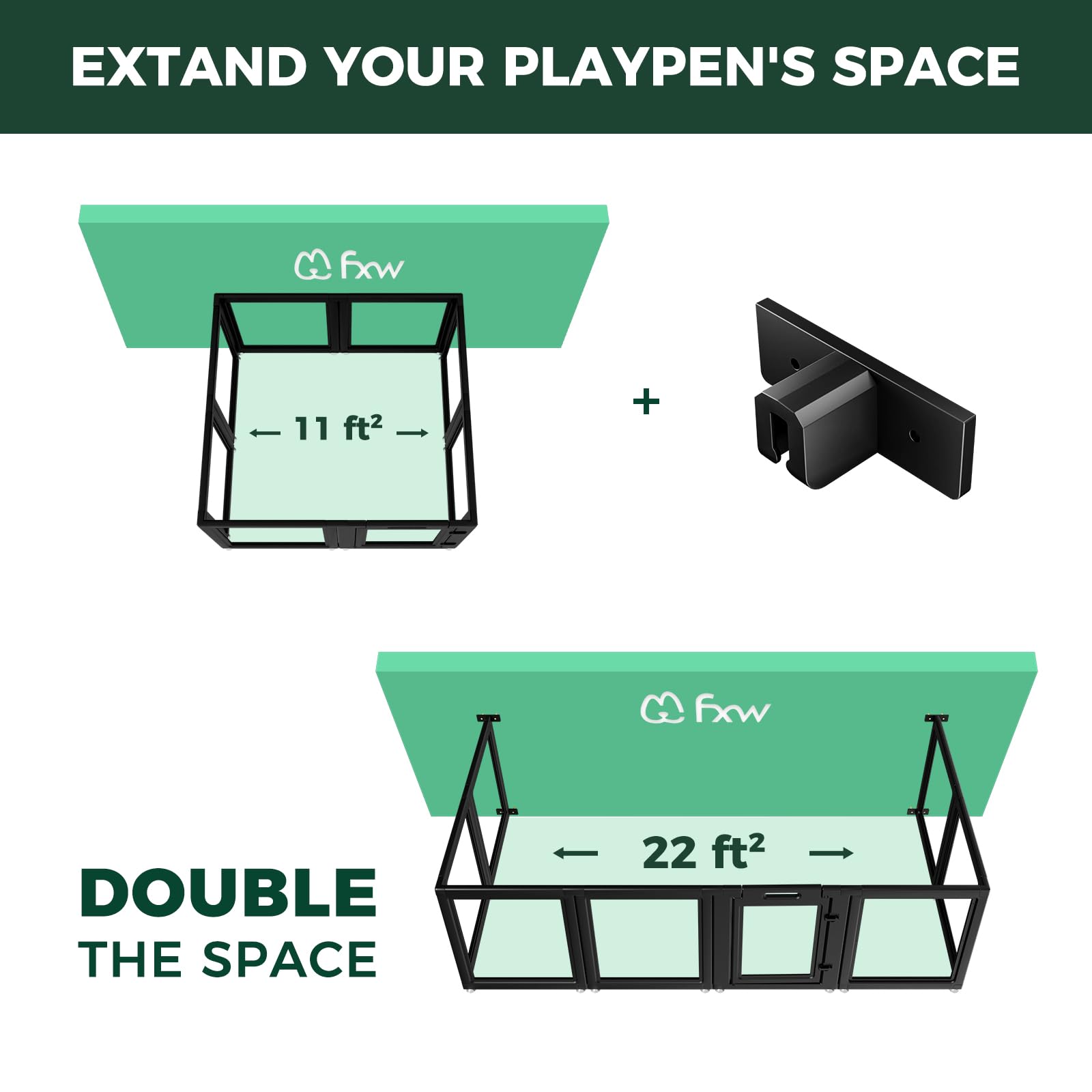 AuraSpace Fence-to-Wall Anchors