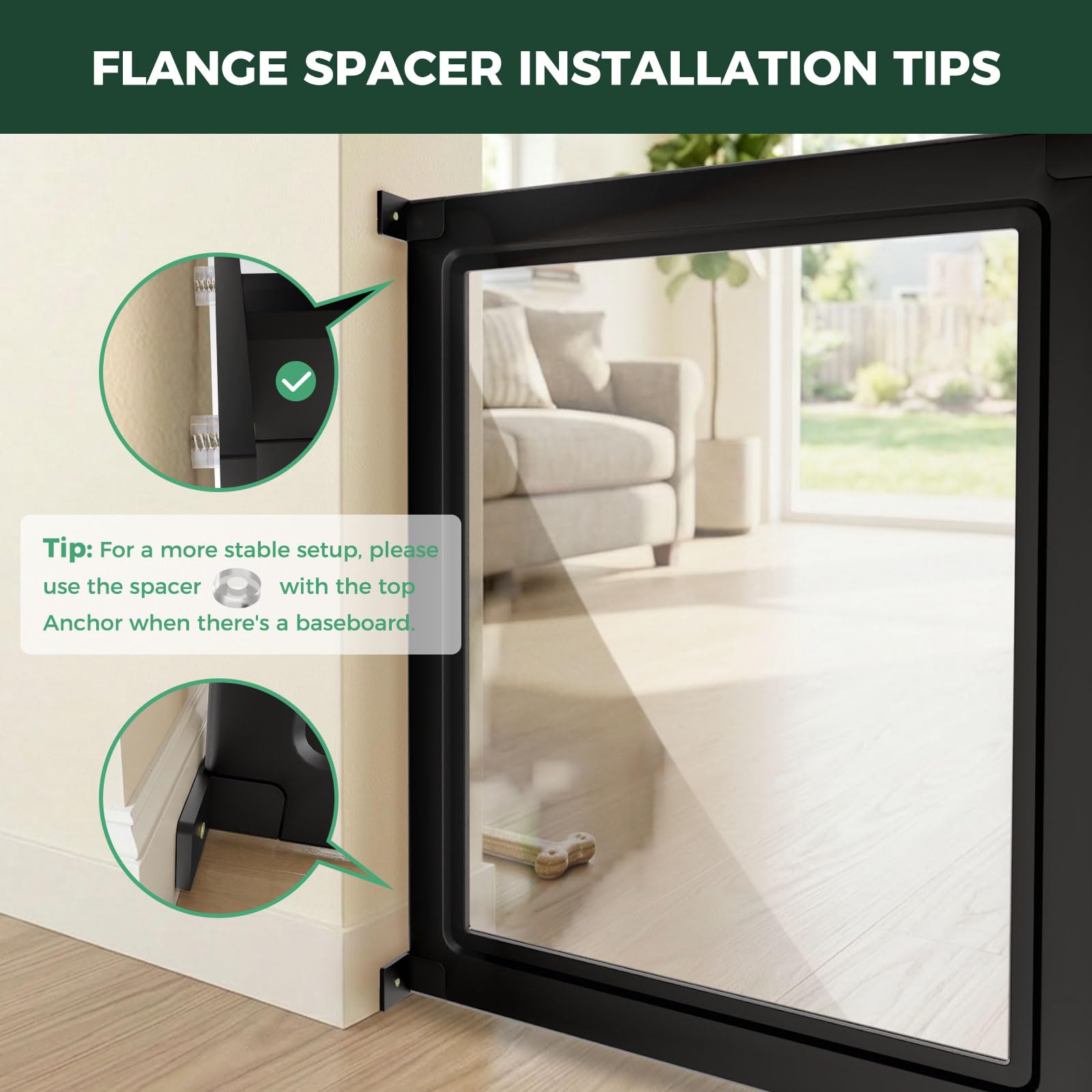 AuraSpace Fence-to-Wall Anchors