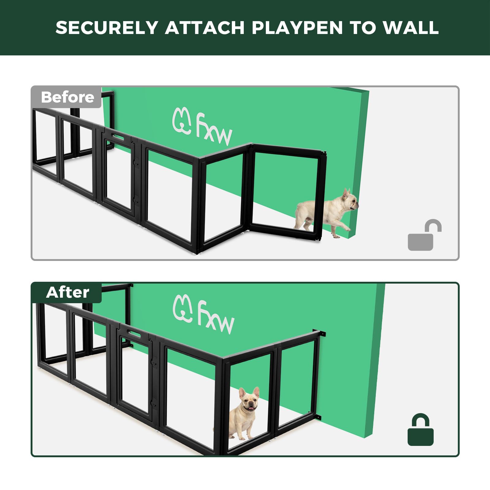 AuraSpace Fence-to-Wall Anchors