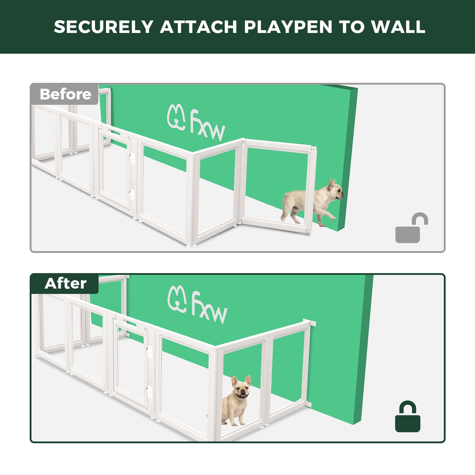 AuraSpace Fence-to-Wall Anchors