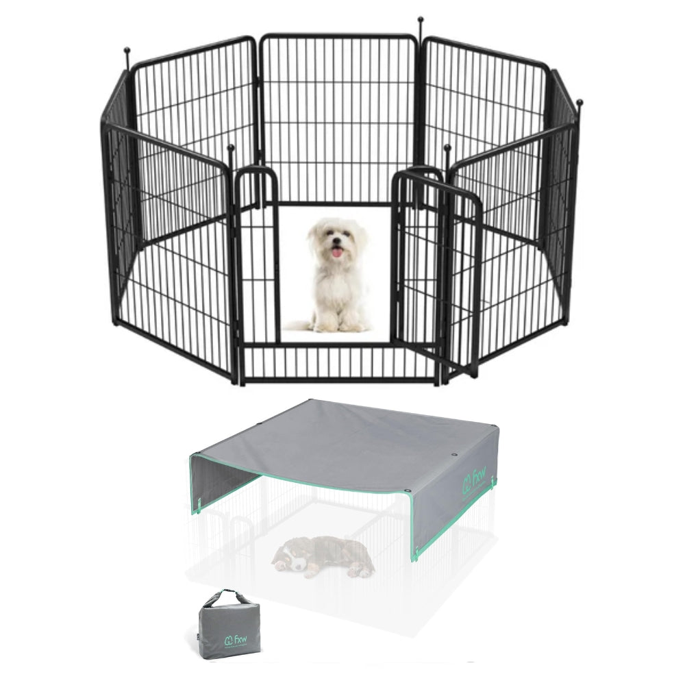 Bundle Instant Dog Playpen & Sun Shade