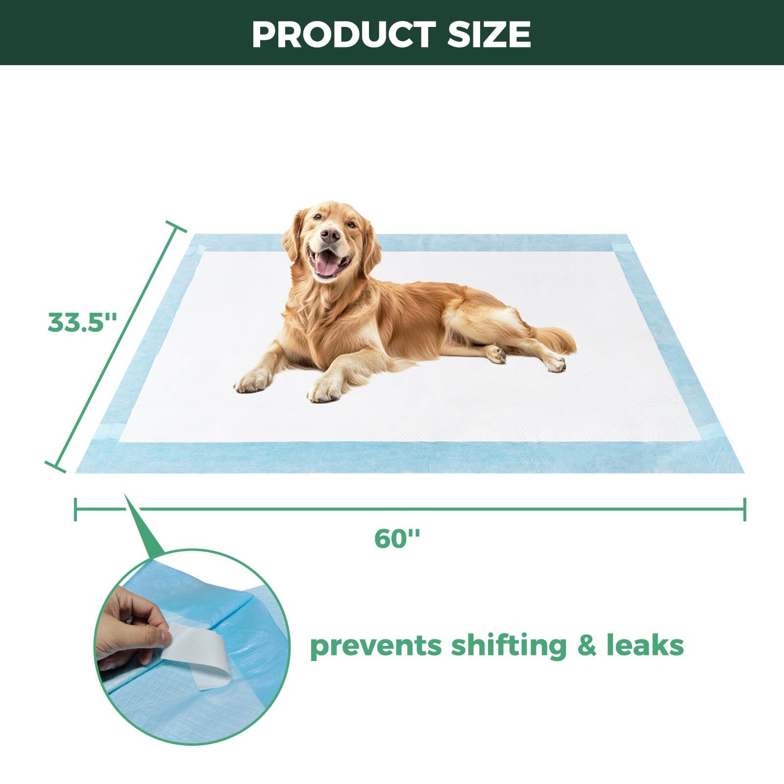 Extra Large Disposable Puppy Pads for Potty Training and Whelping FXW