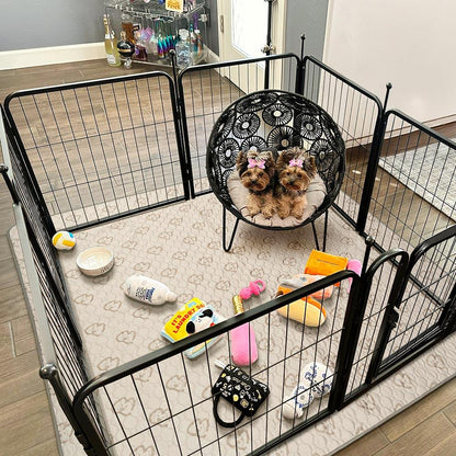 Bundle - Homeplus Dog Playpen & Washable Pee Pad (2 PCs) FXW