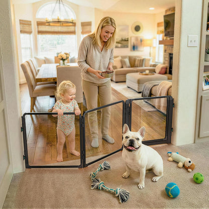 FXW ClariWall Metal & Acrylic Dog Gate