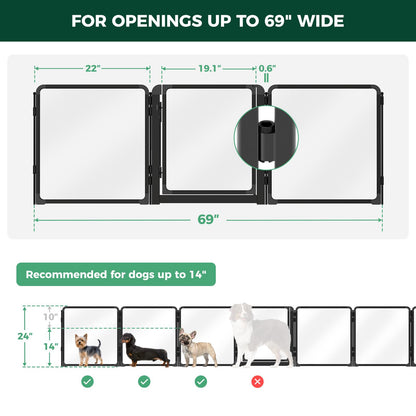 FXW ClariWall Metal & Acrylic Dog Gate