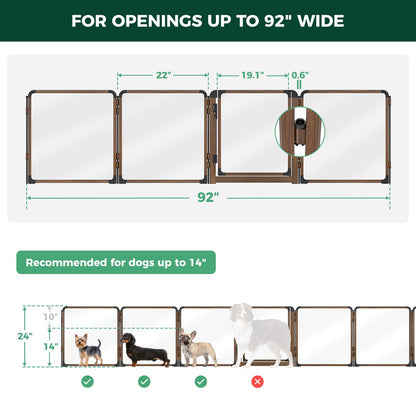 FXW ClariWall Metal & Acrylic Dog Gate