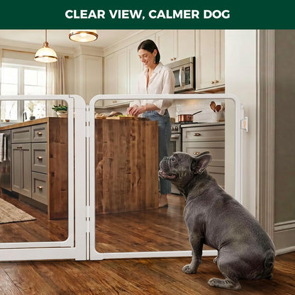FXW ClariWall Metal & Acrylic Dog Gate
