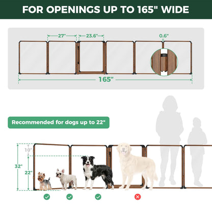 FXW ClariWall Metal & Acrylic Dog Gate