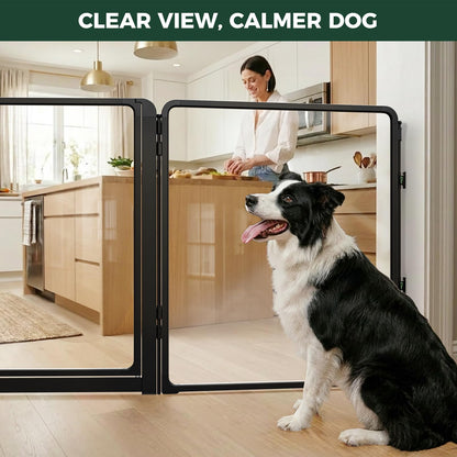 FXW ClariWall Metal & Acrylic Dog Gate