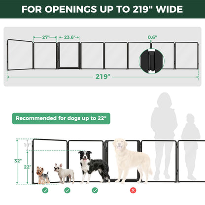 FXW ClariWall Metal & Acrylic Dog Gate