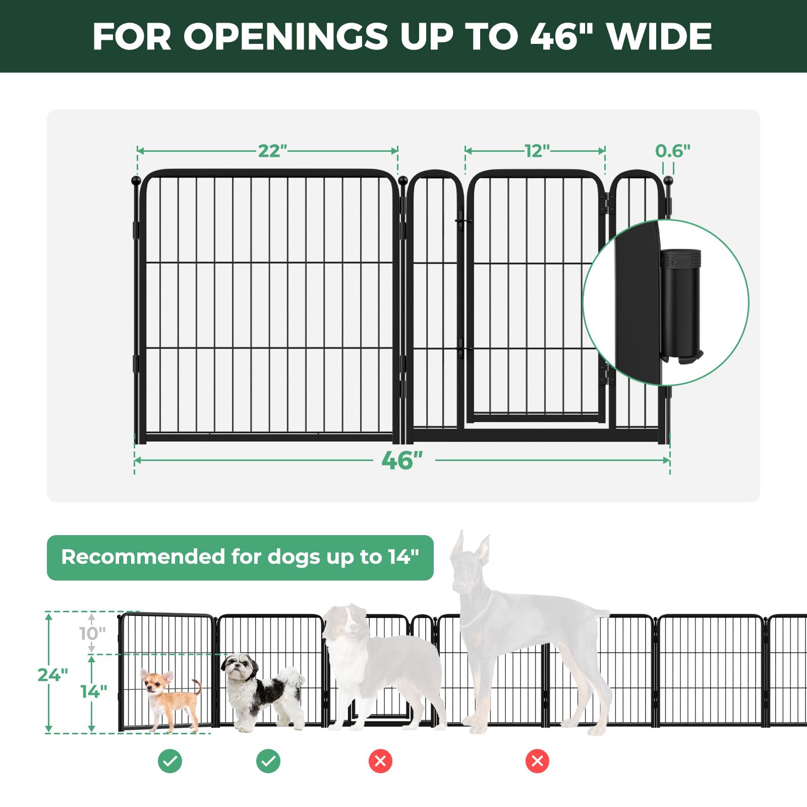 FXW Extra-Wide Indoor Dog Gate