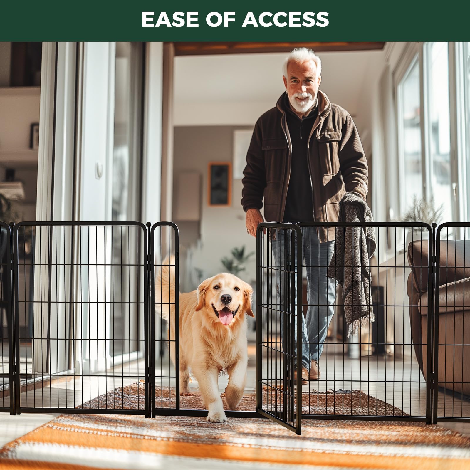 FXW Extra-Wide Indoor Dog Gate