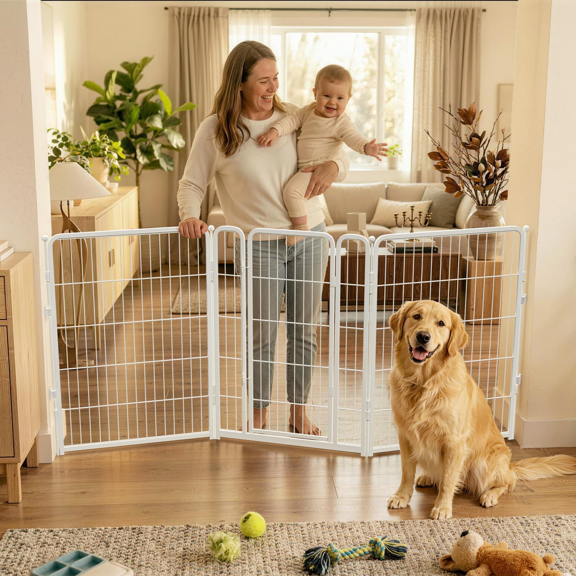 FXW Extra-Wide Indoor Dog Gate