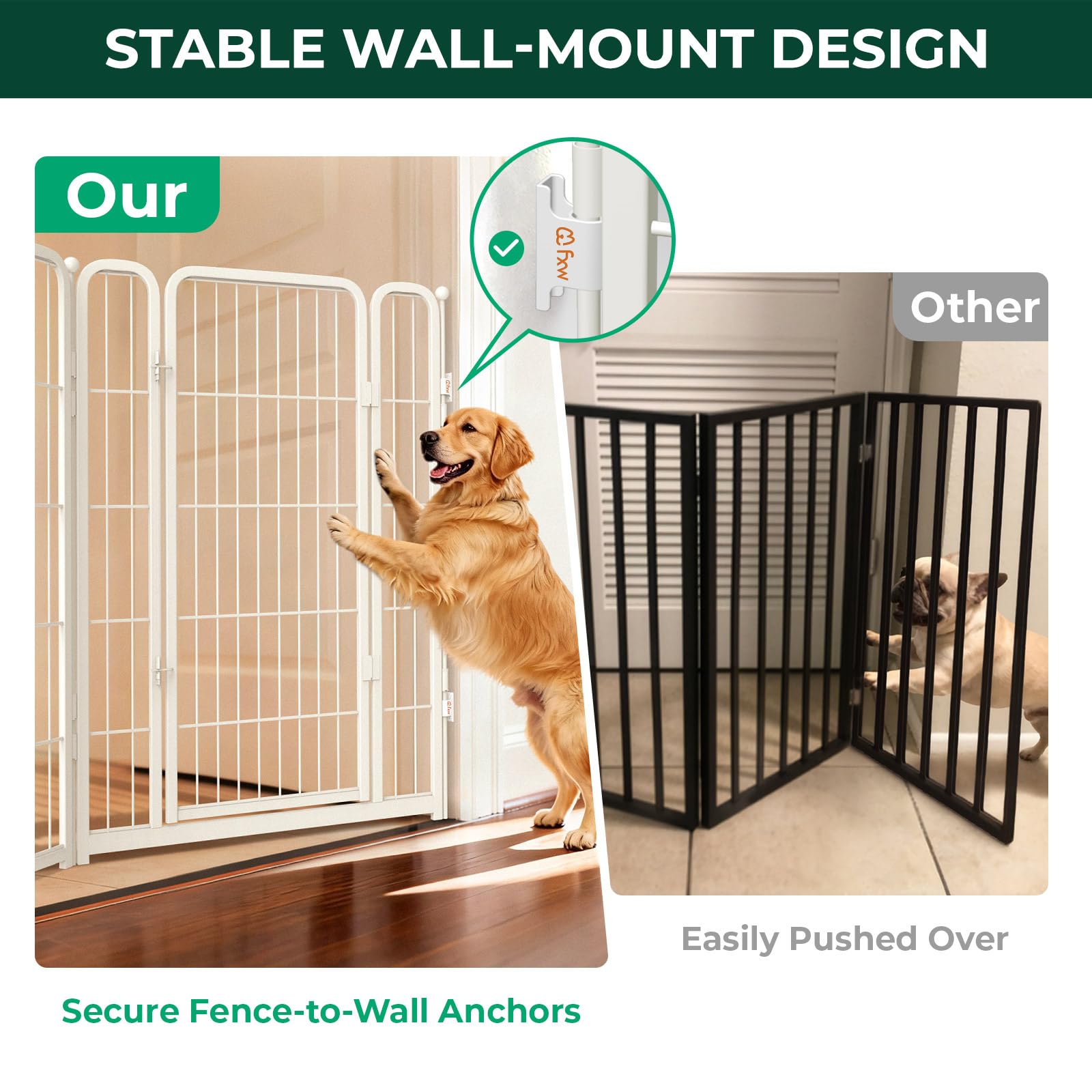 FXW Extra-Wide Indoor Dog Gate