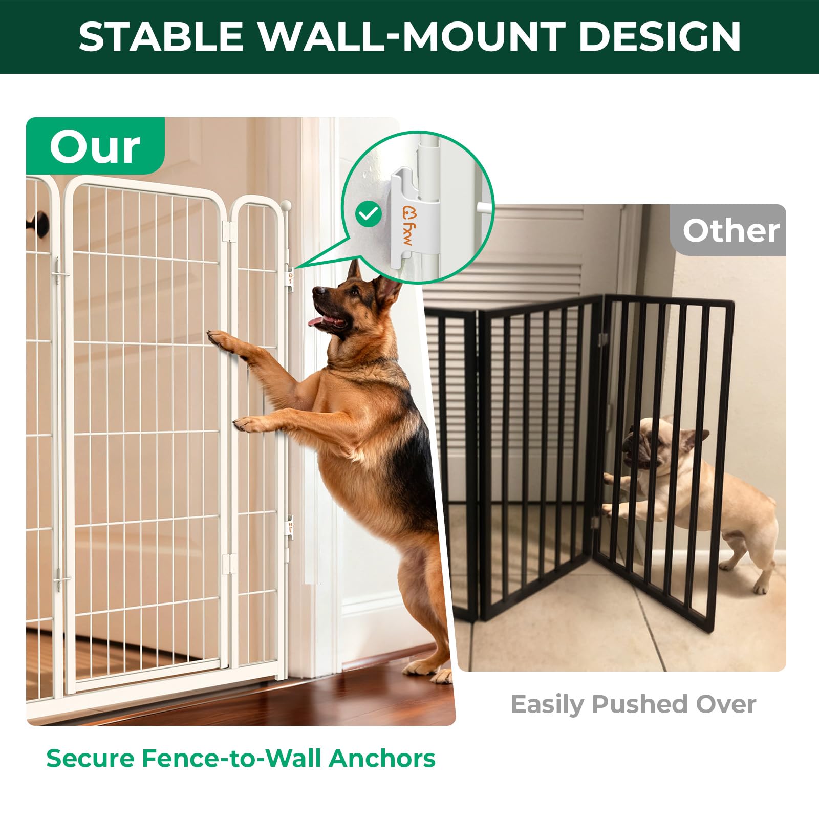 FXW Extra-Wide Indoor Dog Gate
