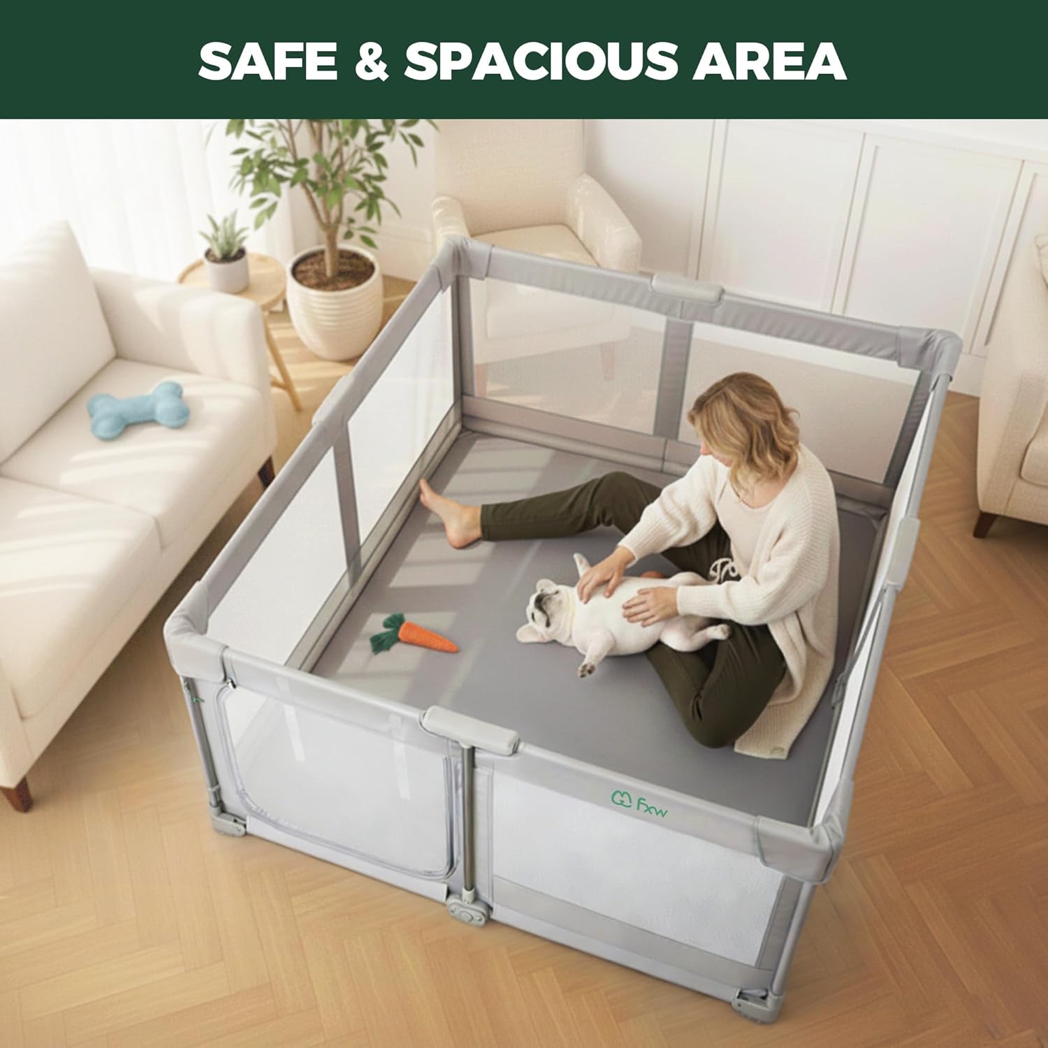 FXW Foldable Dog Playpen
