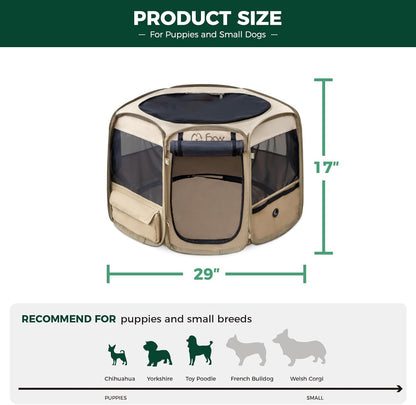 GoTent Dog Playpen Designed for Indoor/Outdoor/Travel Use