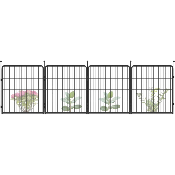 FXW Outdoor Dog & Garden Fence for Yard