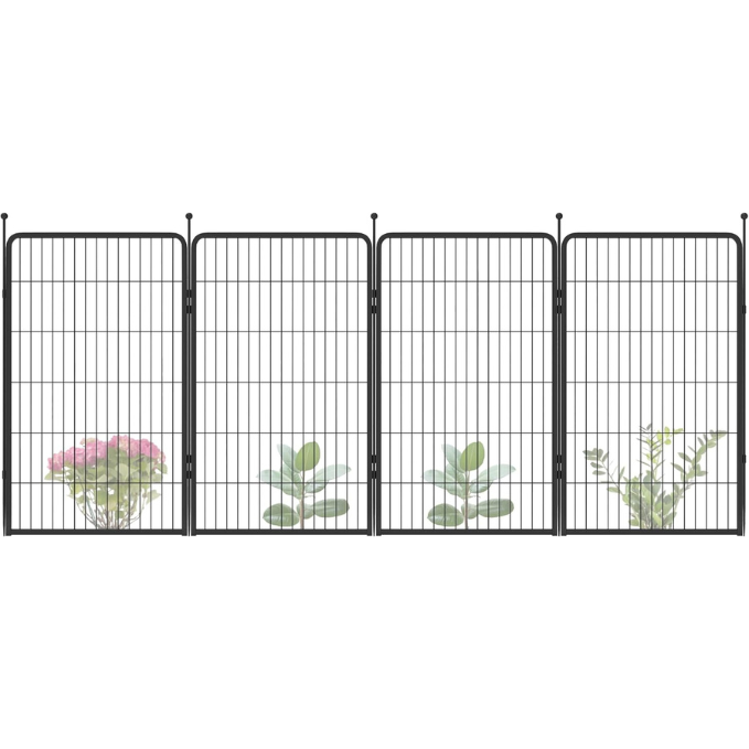 FXW Outdoor Dog & Garden Fence for Yard