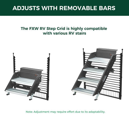 RV Step Grid - Dog Barrier for RV Stairs