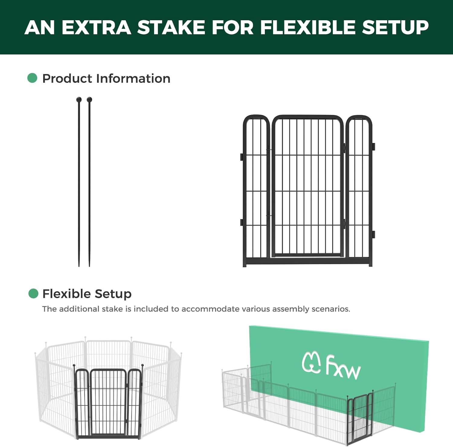 1 Add-On Gate Panel for Rollick Dog Playpen