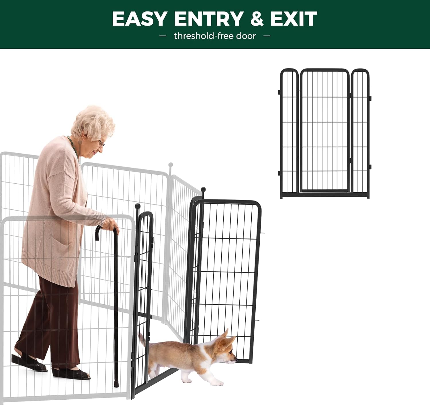 1 Add-On Gate Panel for Rollick Dog Playpen