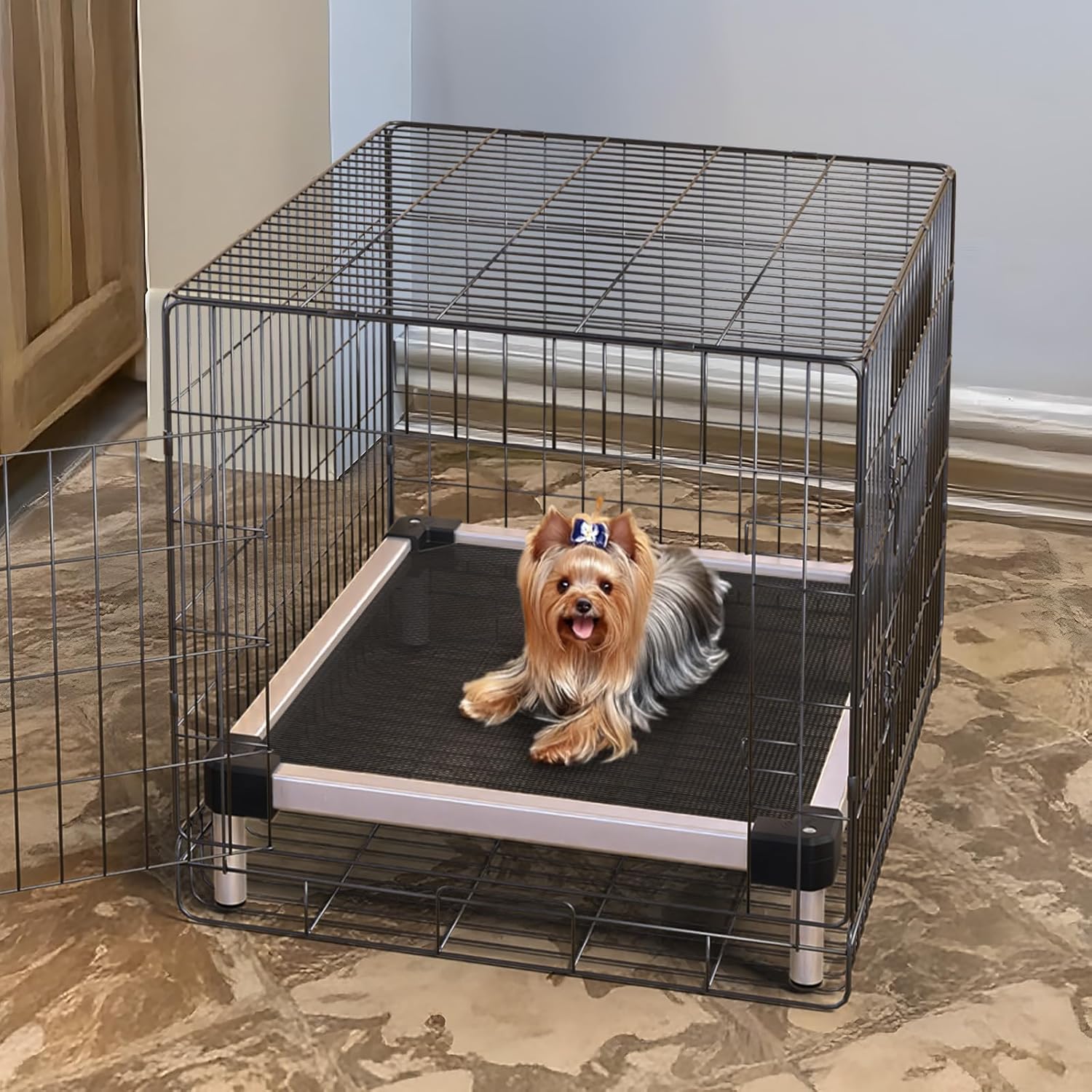 TitanNest Cooling Dog Bed - Chew-Proof Elevated Dog Bed - FXW