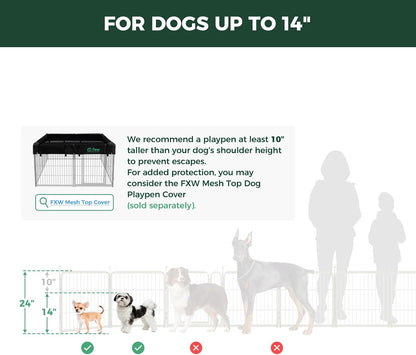White Rollick Dog Playpen for All-Terrain