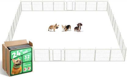 White Rollick Dog Playpen for All-Terrain