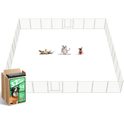 White Rollick Dog Playpen for All-Terrain