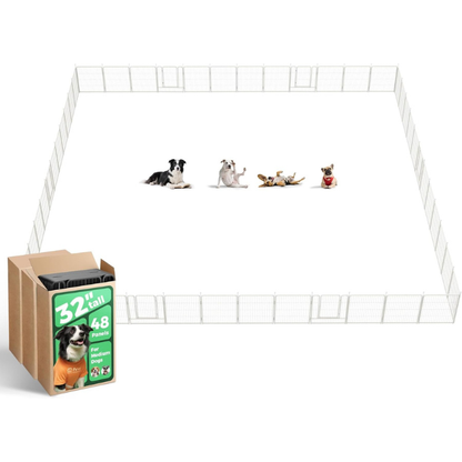 White Rollick Dog Playpen for All-Terrain