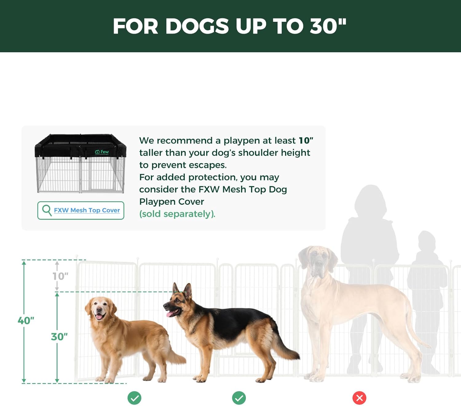 White Rollick Dog Playpen for All-Terrain