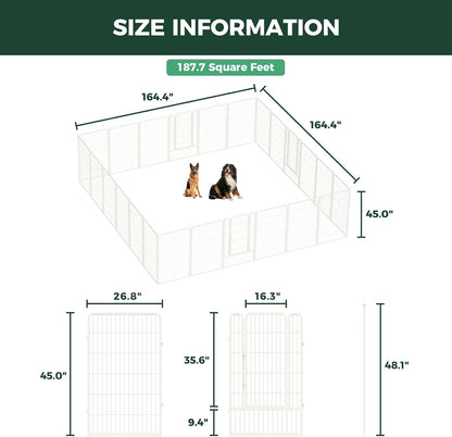 White Rollick Dog Playpen for All-Terrain
