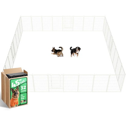 White Rollick Dog Playpen for All-Terrain