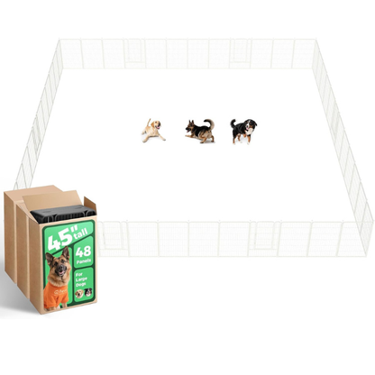 White Rollick Dog Playpen for All-Terrain