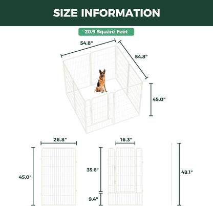 White Rollick Dog Playpen for All-Terrain