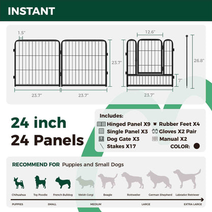 Instant Dog Playpen for RV Trips FXW