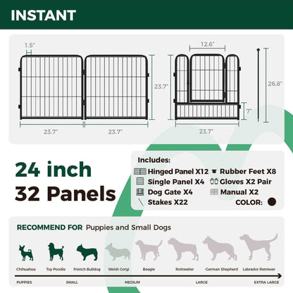 Instant Dog Playpen for RV Trips FXW