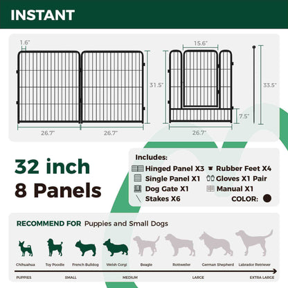 Instant Dog Playpen for RV Trips FXW